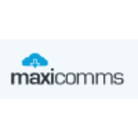 MaxiComms logo, MaxiComms contact details