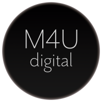 M4U.digital logo, M4U.digital contact details