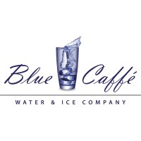 BlueCaffe' logo, BlueCaffe' contact details