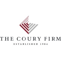 The Coury Firm logo, The Coury Firm contact details