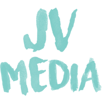 JV Media logo, JV Media contact details