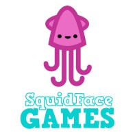 SquidFace Games logo, SquidFace Games contact details