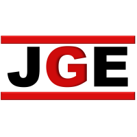 JGE logo, JGE contact details