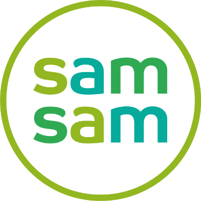 SamSam collectief logo, SamSam collectief contact details