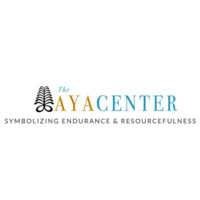 The Aya Center logo, The Aya Center contact details