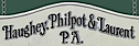 haughey, philpot & laurent logo, haughey, philpot & laurent contact details