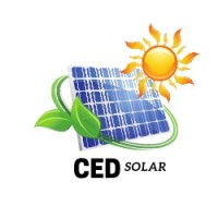 CED Solar logo, CED Solar contact details