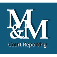 M & M Court Reporting Service logo, M & M Court Reporting Service contact details