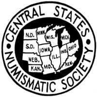 CENTRAL STATES NUMISMATIC SOCIETY logo, CENTRAL STATES NUMISMATIC SOCIETY contact details