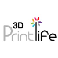 3D Printlife logo, 3D Printlife contact details