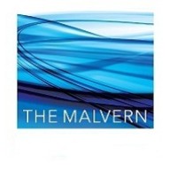 The Malvern Spa logo, The Malvern Spa contact details