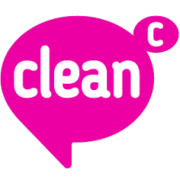 C Clean logo, C Clean contact details