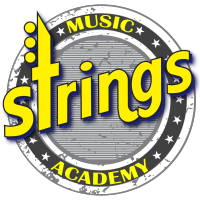 Strings Music Academy logo, Strings Music Academy contact details