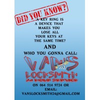 Vans Locksmith logo, Vans Locksmith contact details