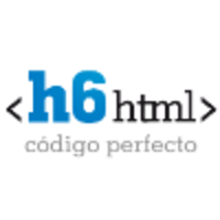 H6 HTML logo, H6 HTML contact details