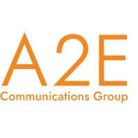 A2E Communications Group logo, A2E Communications Group contact details