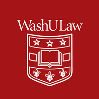 @WashULaw logo, @WashULaw contact details