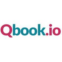 Qbook.io logo, Qbook.io contact details