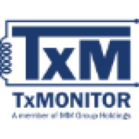 TxMONITOR logo, TxMONITOR contact details