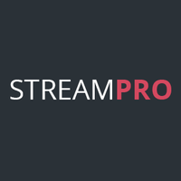 StreamPro logo, StreamPro contact details