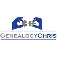 GenealogyChris logo, GenealogyChris contact details