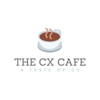 The CX Cafe logo, The CX Cafe contact details