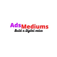 AdsMediums logo, AdsMediums contact details