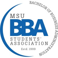 MSU BBA Students Association logo, MSU BBA Students Association contact details