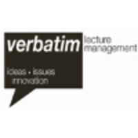 Verbatim Lecture Management logo, Verbatim Lecture Management contact details