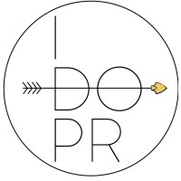 I DO PR logo, I DO PR contact details