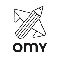 OMY logo, OMY contact details