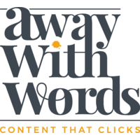 awaywithwords - writing agency logo, awaywithwords - writing agency contact details