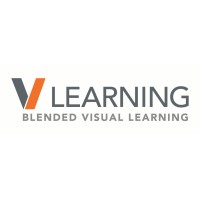 V Learning logo, V Learning contact details