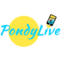 PondyLive logo, PondyLive contact details