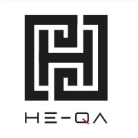 HE-QA logo, HE-QA contact details