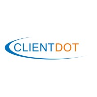 ClientDot logo, ClientDot contact details