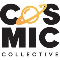 The Cosmic Collective logo, The Cosmic Collective contact details