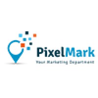 PixelMark logo, PixelMark contact details