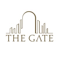 THE GATE logo, THE GATE contact details