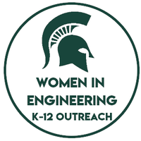 MSU Women in Engineering Outreach logo, MSU Women in Engineering Outreach contact details