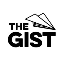 The Gist logo, The Gist contact details