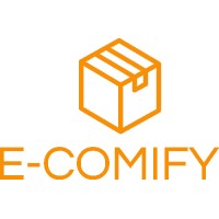 e-Comify logo, e-Comify contact details