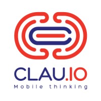 CLAU.IO logo, CLAU.IO contact details