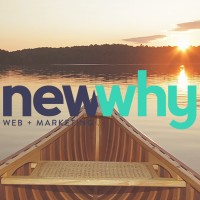 New Why logo, New Why contact details