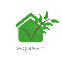 VeganEvim logo, VeganEvim contact details