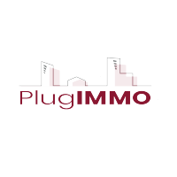 PlugIMMO logo, PlugIMMO contact details