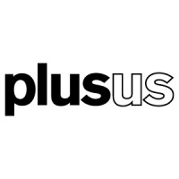 PlusUs logo, PlusUs contact details