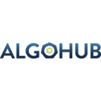 AlgoHub logo, AlgoHub contact details