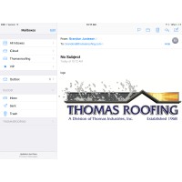 Thomas Roofing logo, Thomas Roofing contact details