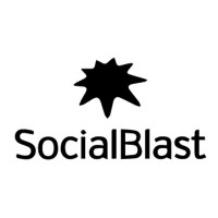 SocialBlast logo, SocialBlast contact details